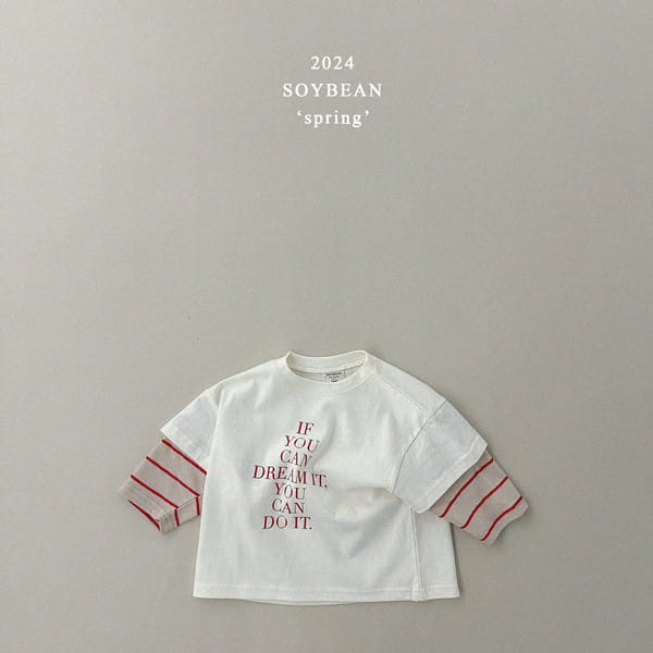 Soybean - Korean Children Fashion - #designkidswear - Loose Sleeves Layered Tee - 11