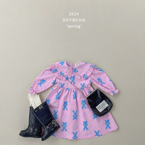 Soybean - Korean Children Fashion - #designkidswear - Rabbit Doll One-Piece - 3