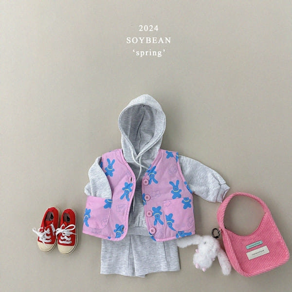 Soybean - Korean Children Fashion - #designkidswear - Hoody Wide Top Bottom Set - 6