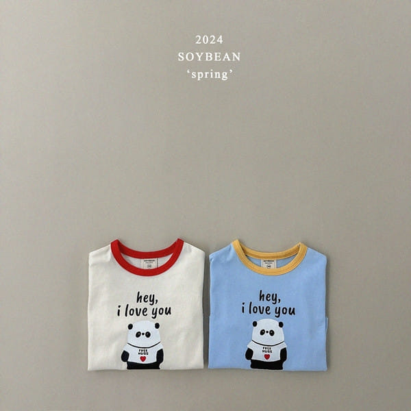 Soybean - Korean Children Fashion - #discoveringself - Give Me a Hug  Panda Tee - 7