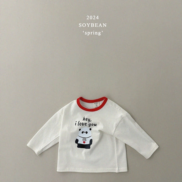 Soybean - Korean Children Fashion - #fashionkids - Give Me a Hug  Panda Tee - 8