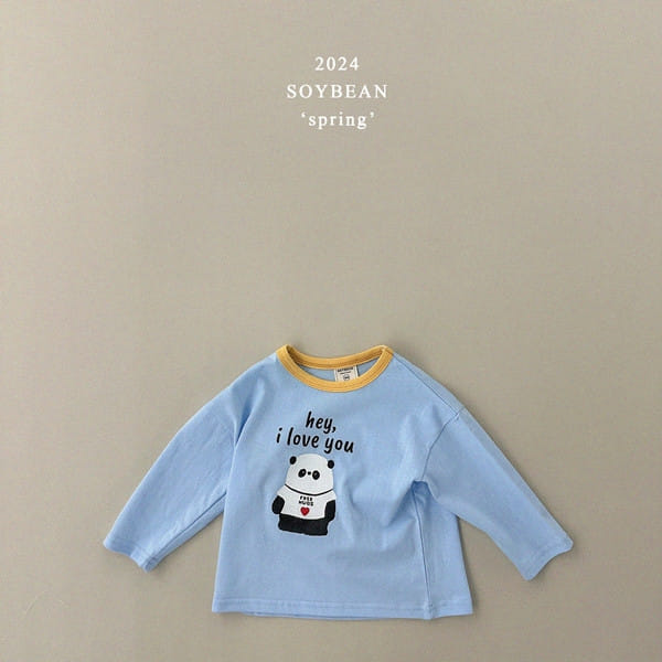 Soybean - Korean Children Fashion - #kidsshorts - Give Me a Hug  Panda Tee - 9