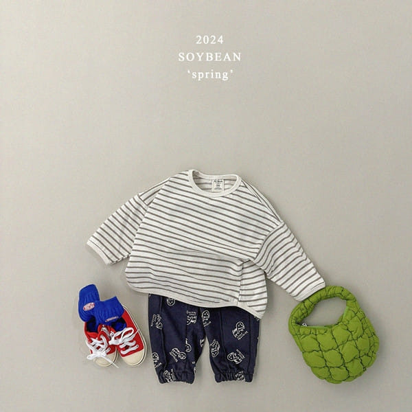 Soybean - Korean Children Fashion - #kidsshorts - Puppy Pintuck Jogger Pants - 3