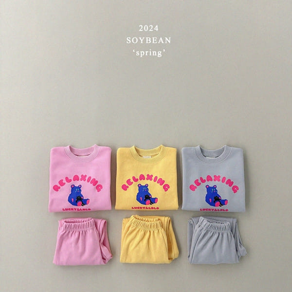 Soybean - Korean Children Fashion - #kidsshorts - Lucky Anroro Top Bottom Set - 8