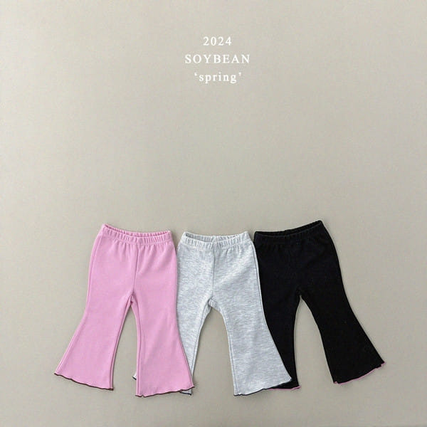 Soybean - Korean Children Fashion - #kidsshorts - Terry Boots Cut Pants