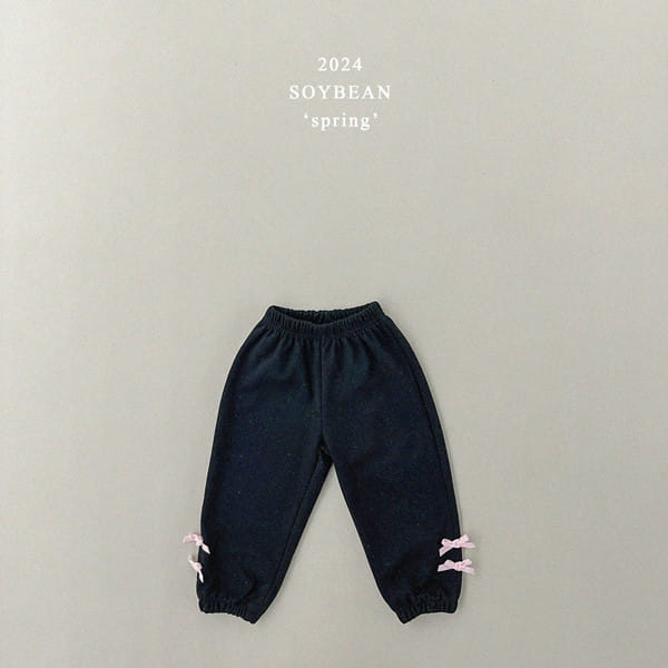Soybean - Korean Children Fashion - #kidsstore - Ribbon Jogger Pants - 11