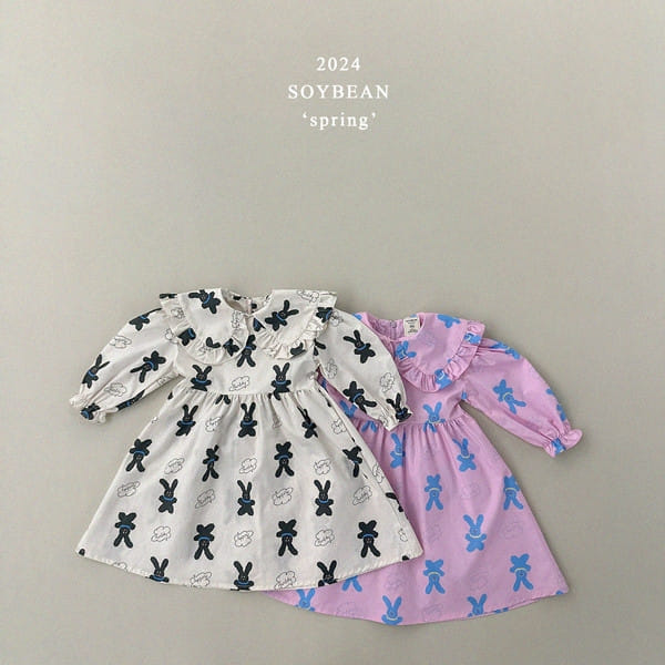 Soybean - Korean Children Fashion - #kidsstore - Rabbit Doll One-Piece - 7