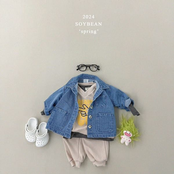 Soybean - Korean Children Fashion - #kidsstore - Spring Denim Jacket - 3