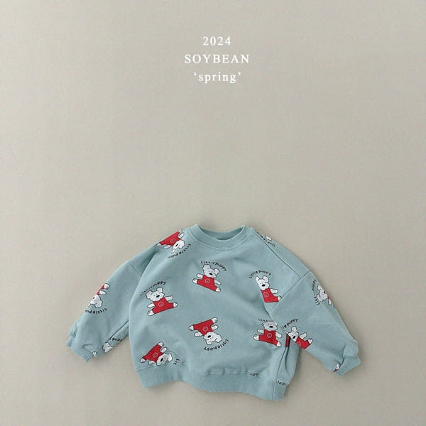 Soybean - Korean Children Fashion - #kidzfashiontrend - Loose Puppy Sweatshirt - 9