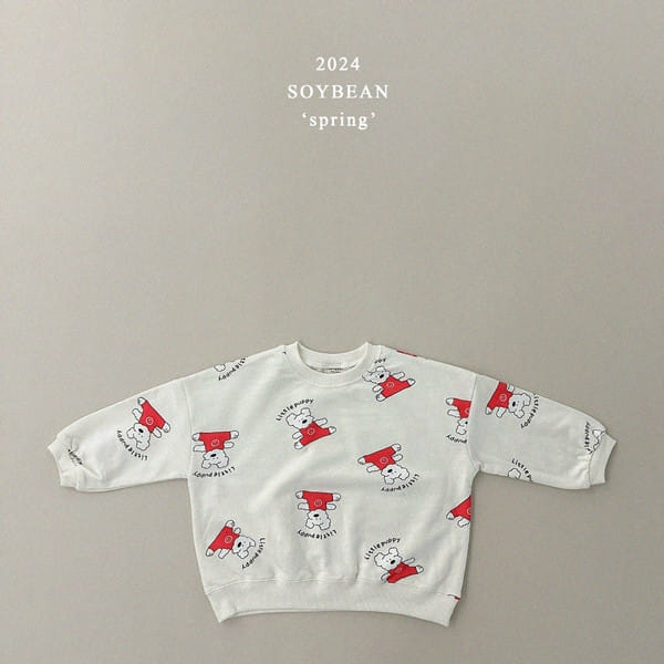 Soybean - Korean Children Fashion - #littlefashionista - Loose Puppy Sweatshirt - 11