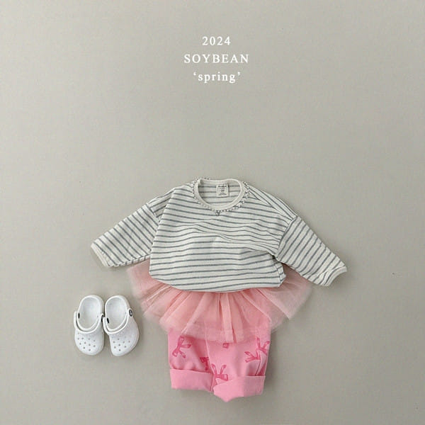 Soybean - Korean Children Fashion - #littlefashionista - Ribbon Wide Pants - 3