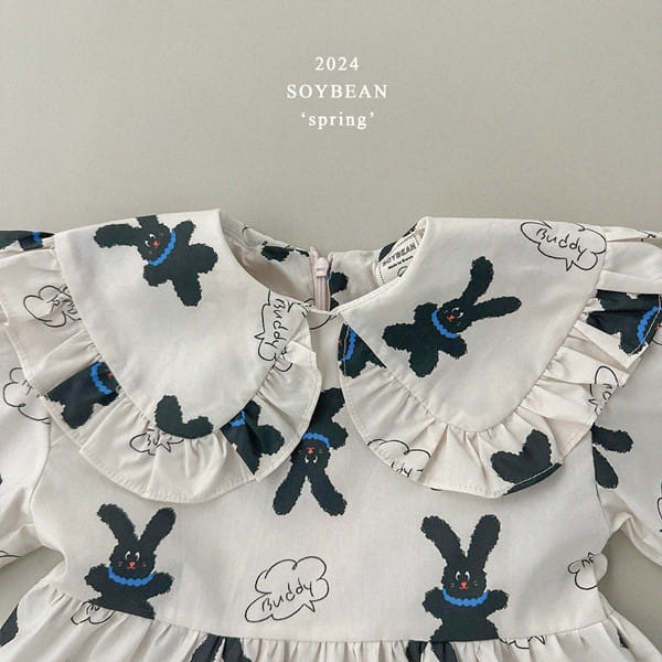 Soybean - Korean Children Fashion - #littlefashionista - Rabbit Doll One-Piece - 10