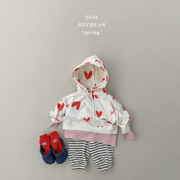 Soybean - Korean Children Fashion - #littlefashionista - Heart Pew Pew Crop Hoody - 5