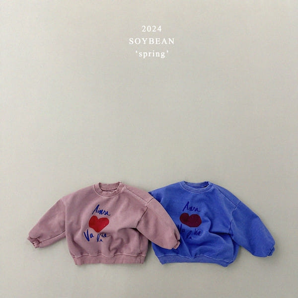 Soybean - Korean Children Fashion - #prettylittlegirls - Dyeing Heart Sweatshirt
