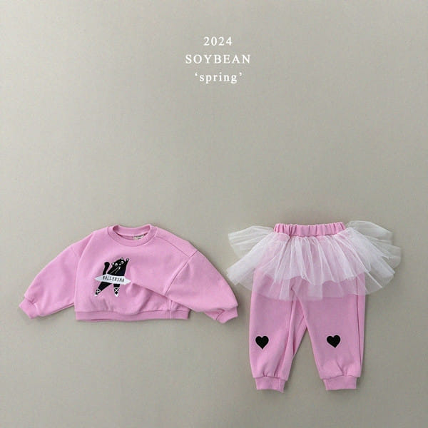 Soybean - Korean Children Fashion - #prettylittlegirls - Ccoma Ballerina Top Bottom Set - 5