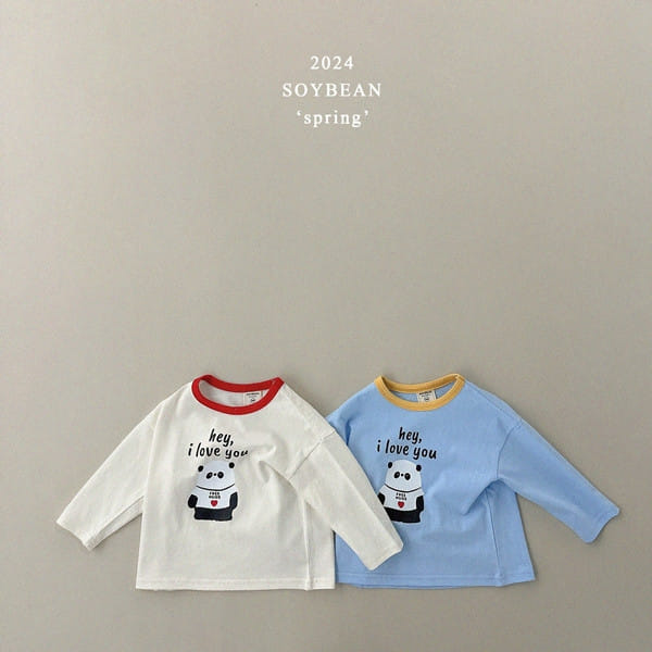 Soybean - Korean Children Fashion - #todddlerfashion - Give Me a Hug  Panda Tee