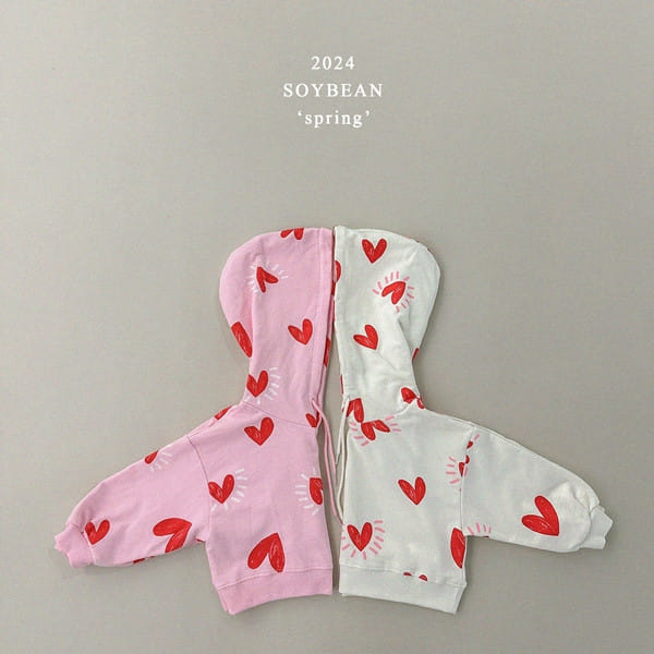 Soybean - Korean Children Fashion - #todddlerfashion - Heart Pew Pew Crop Hoody - 9