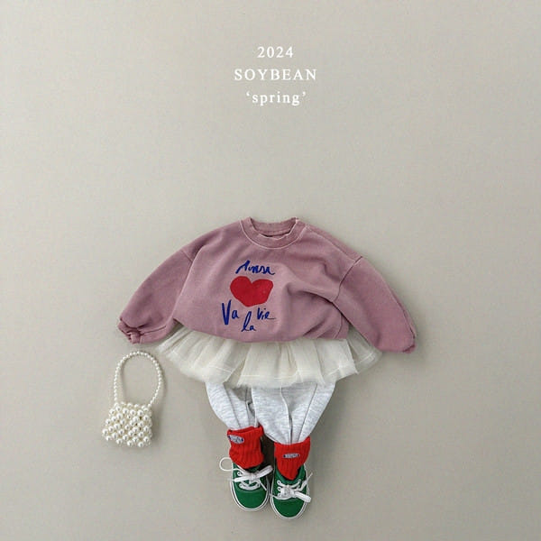 Soybean - Korean Children Fashion - #todddlerfashion - Dyeing Heart Sweatshirt - 2