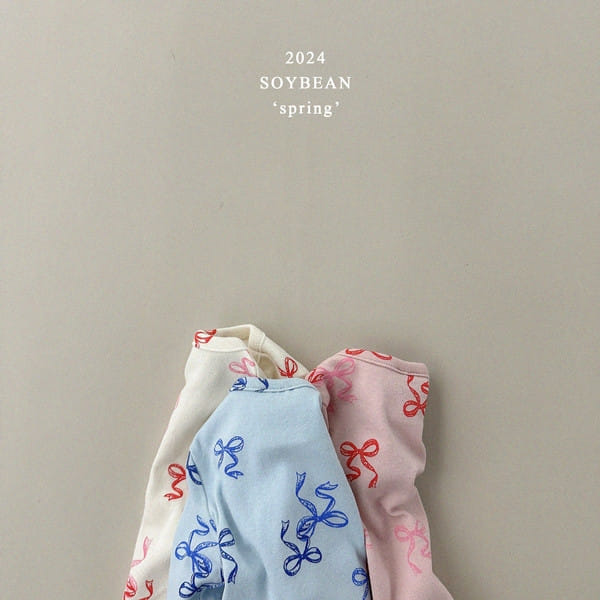 Soybean - Korean Children Fashion - #todddlerfashion - Span Ribbon Slim Tee - 11