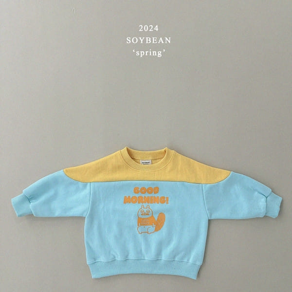 Soybean - Korean Children Fashion - #toddlerclothing - Sleepy VBeaver Color Top Bottom Set - 11