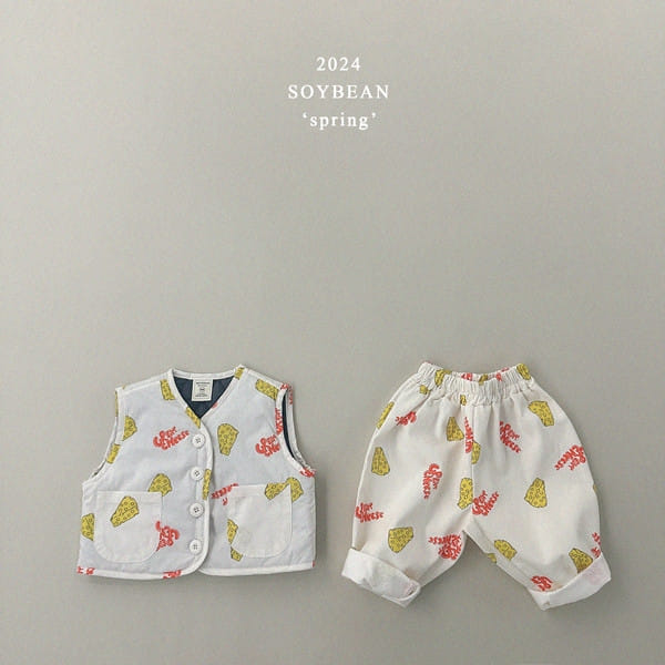Soybean - Korean Children Fashion - #toddlerclothing - Cheese Abeng Pants - 8