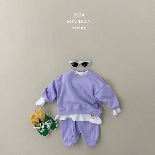 Soybean - Korean Children Fashion - #toddlerclothing - Spring Lollipop Top Bottom Set - 2