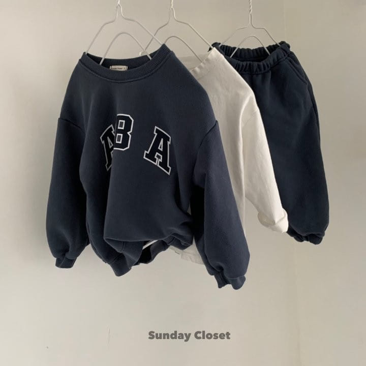 Sunday Closet - Korean Children Fashion - #childofig - ABA Top Bottom Set - 8
