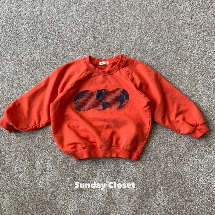 Sunday Closet - Korean Children Fashion - #childofig - Globe Sweatshirt - 10