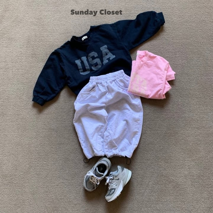 Sunday Closet - Korean Children Fashion - #designkidswear - USA Sweatshirt - 2