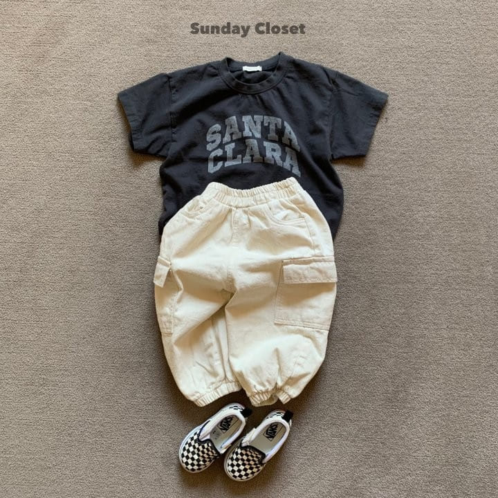 Sunday Closet - Korean Children Fashion - #designkidswear - Wide Slop Cargo Pants - 3
