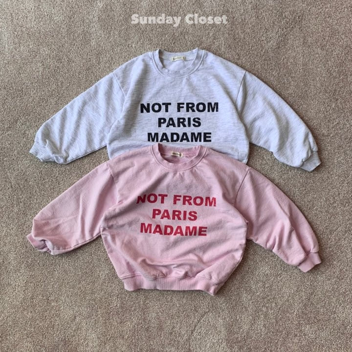 Sunday Closet - Korean Children Fashion - #discoveringself - Madame Sweatshirt