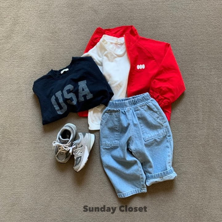 Sunday Closet - Korean Children Fashion - #discoveringself - USA Sweatshirt - 4