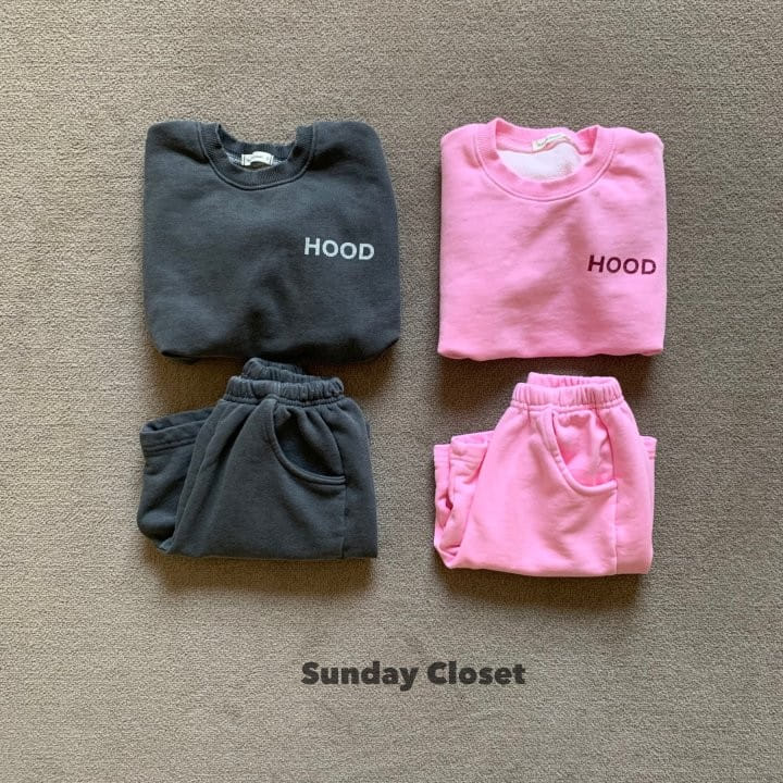 Sunday Closet - Korean Children Fashion - #fashionkids - Hood Shorts Top Bottom Set