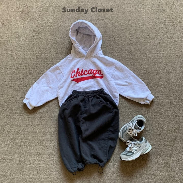 Sunday Closet - Korean Children Fashion - #kidsshorts - Chicago Hoody  - 2