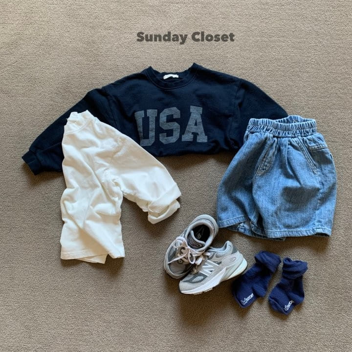 Sunday Closet - Korean Children Fashion - #kidsstore - USA Sweatshirt - 6