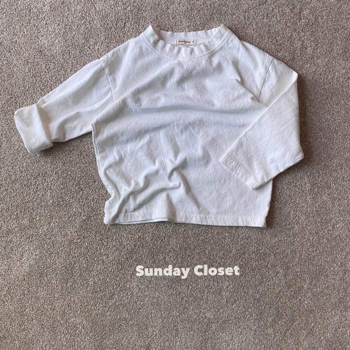 Sunday Closet - Korean Children Fashion - #kidsstore - Sunday Washing Basic Tee - 5