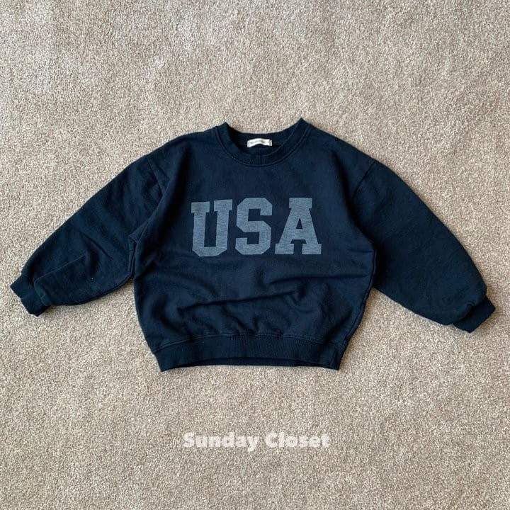 Sunday Closet - Korean Children Fashion - #minifashionista - USA Sweatshirt - 11