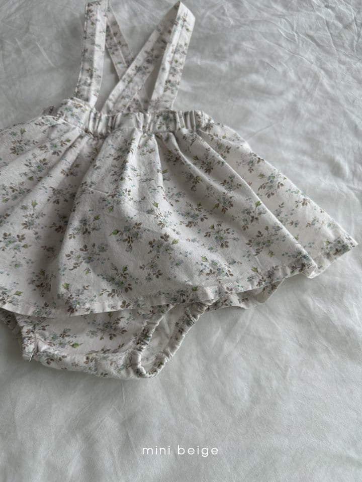 The Beige - Korean Baby Fashion - #babyboutique - Shirring Skirt Bloomers - 3