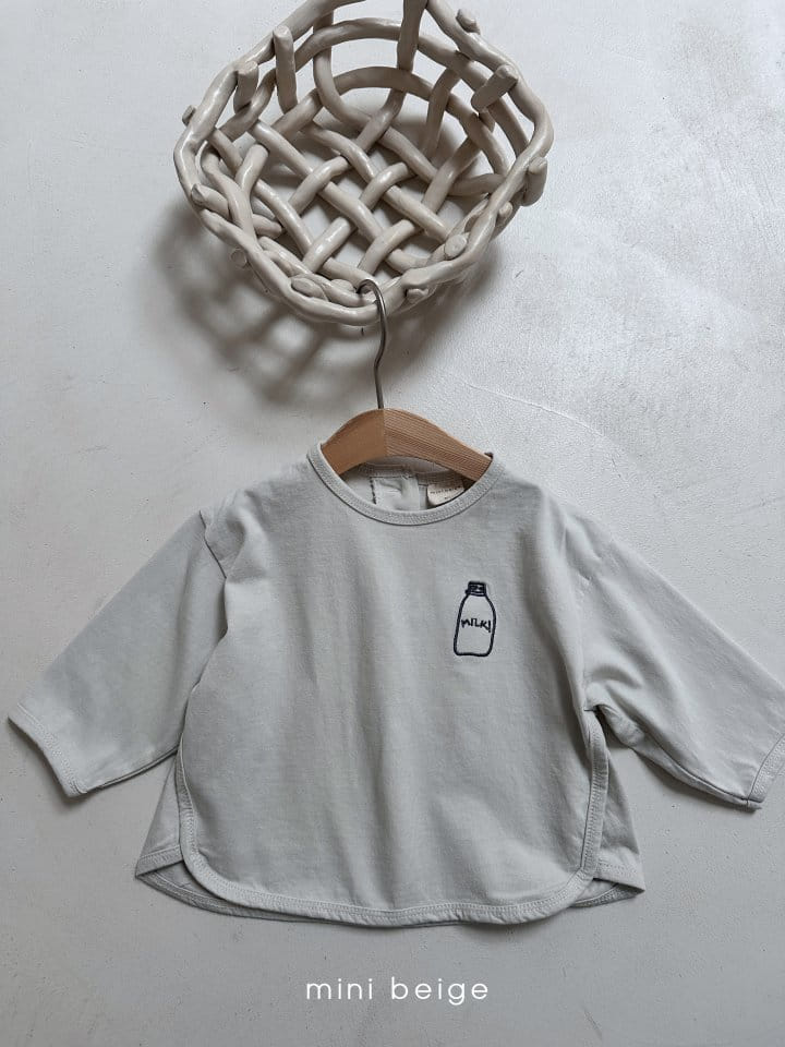The Beige - Korean Baby Fashion - #babyboutique - Milk Tee - 2