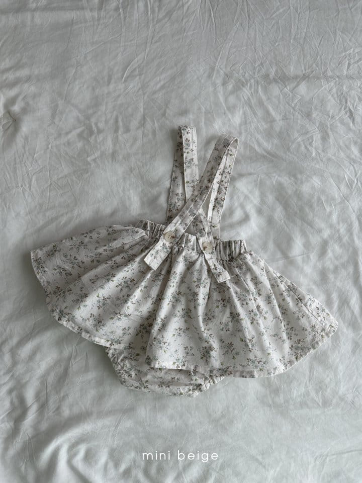 The Beige - Korean Baby Fashion - #babyboutique - Shirring Skirt Bloomers - 4