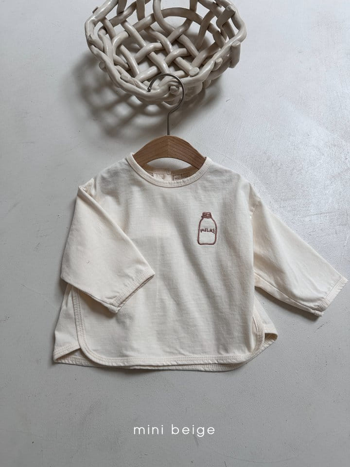 The Beige - Korean Baby Fashion - #babyboutiqueclothing - Milk Tee - 3