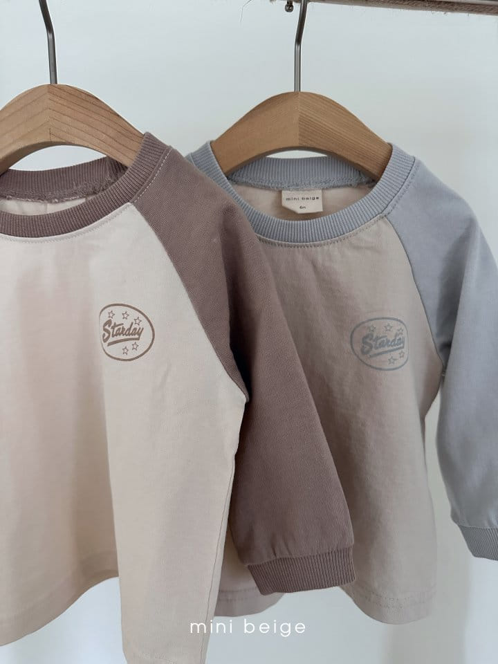 The Beige - Korean Baby Fashion - #babyboutiqueclothing - Color Raglan Tee - 2