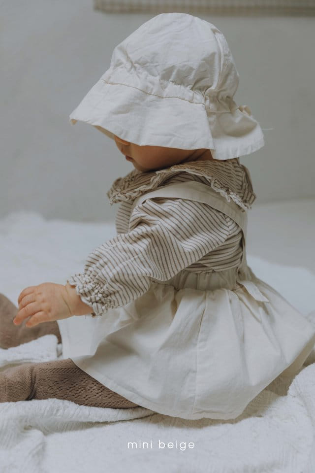 The Beige - Korean Baby Fashion - #babyboutiqueclothing - ST Collar Frill Tee