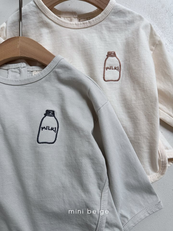 The Beige - Korean Baby Fashion - #babyboutiqueclothing - Milk Tee - 4