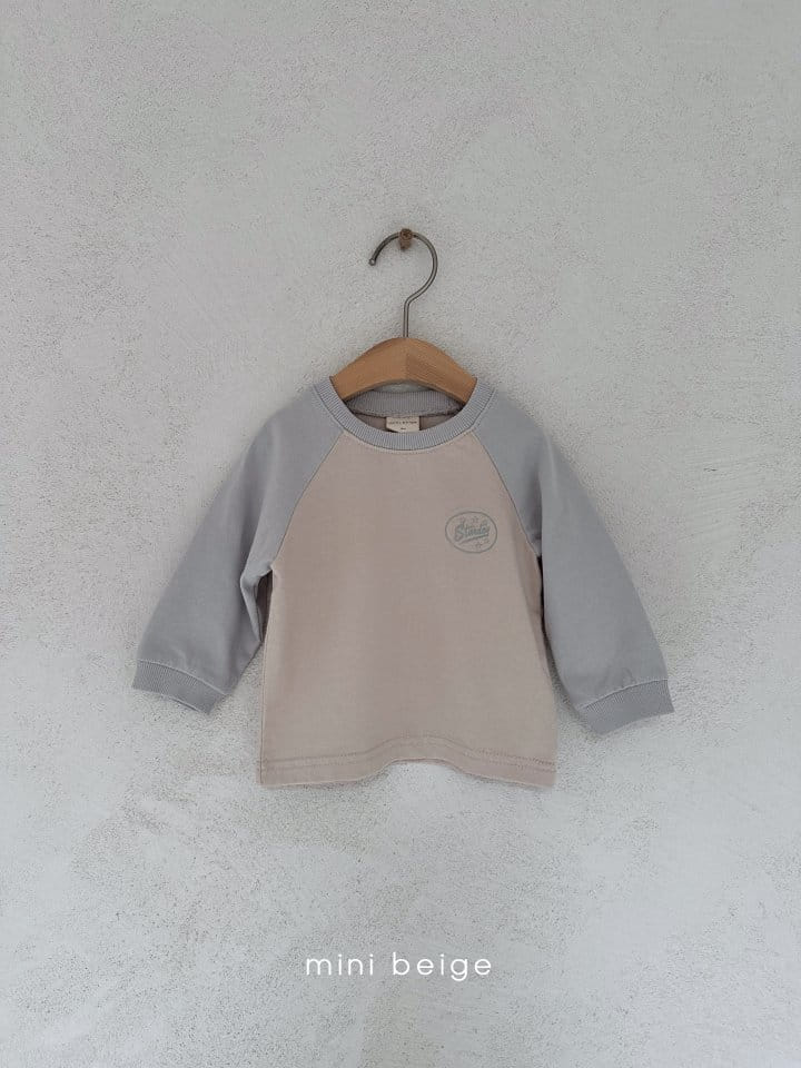 The Beige - Korean Baby Fashion - #babyclothing - Color Raglan Tee - 3