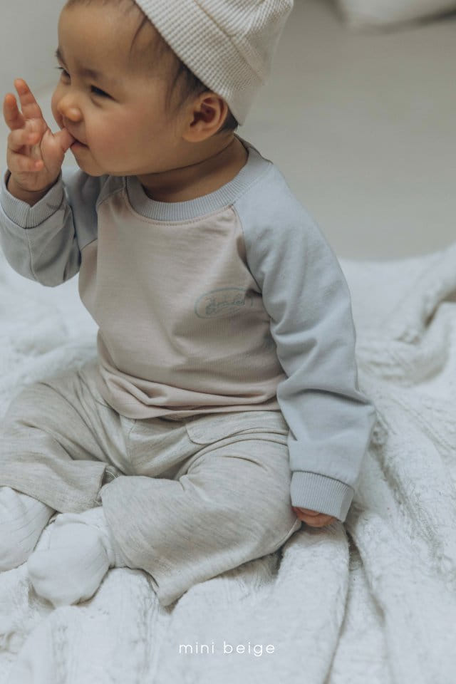 The Beige - Korean Baby Fashion - #babyfever - Color Raglan Tee - 5