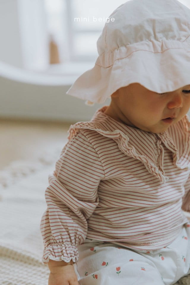 The Beige - Korean Baby Fashion - #babylifestyle - ST Collar Frill Tee - 6