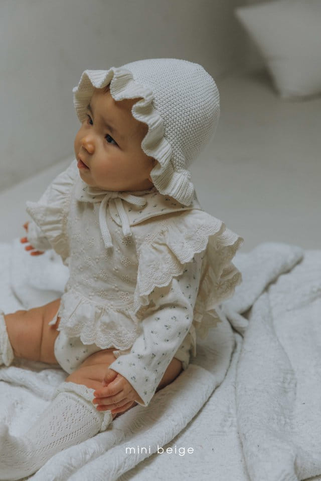 The Beige - Korean Baby Fashion - #babyootd - 24 Lace Cape