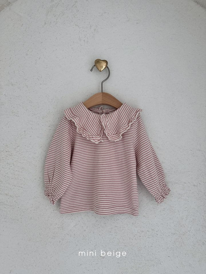 The Beige - Korean Baby Fashion - #babyoutfit - ST Collar Frill Tee - 10