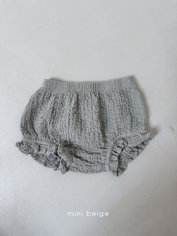 The Beige - Korean Baby Fashion - #onlinebabyshop - 24 Frill Bloomers - 2